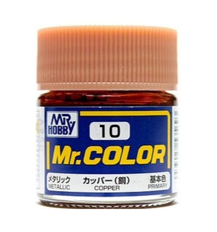 Mr.Color Краска эмалевая цвет Медь (металлик), 10мл #1