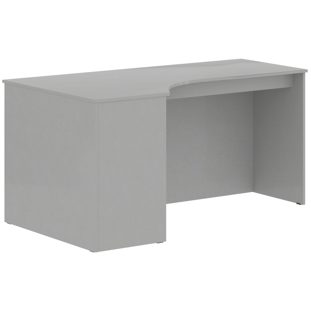 Угловой компьютерный стол SIMPLE SE-1600(L), левый угол, серый, 160х90х76 см  #1