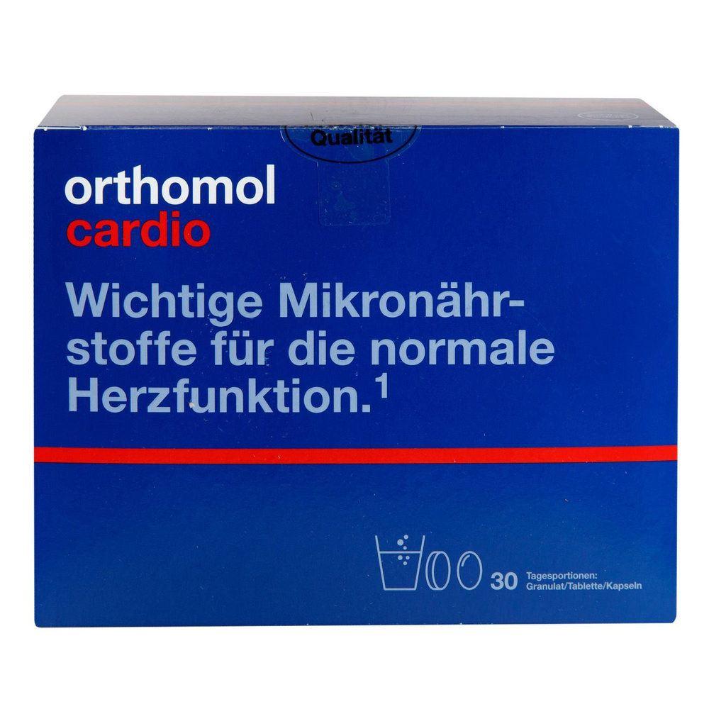 Orthomol Комплекс "Кардио" для сердца и сосудов, 30 двойных саше  #1