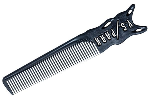 Расчёска Y.S.PARK, YS-209, для стрижки с эргономичной ручкой карбоновая, цвет Черный  #1