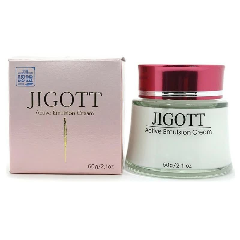 Интенсивно увлажняющий крем-эмульсия для лица JIGOTT Active Emulsion Cream 50г  #1