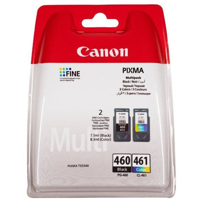 Комплект картриджей для струйного принтера цветной/черный Canon 460-461 COMBO (3711C004)  #1