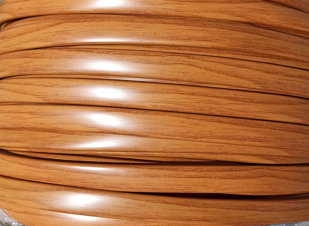 Мебельная кромка ПВХ кант накладной 16 мм цвет Ольха светлая, 10 м  #1