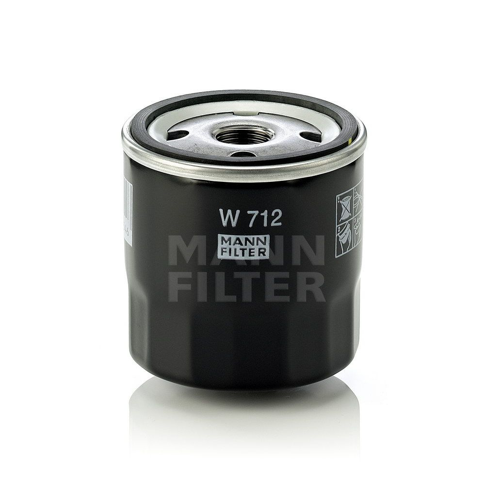 MANN FILTER Фильтр масляный арт. W712;W 712 #1