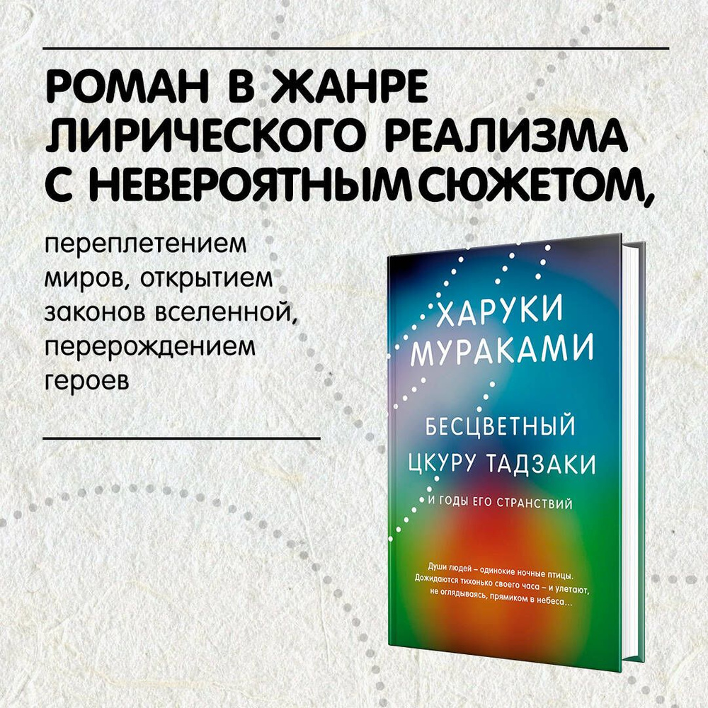 Бесцветный Цкуру Тадзаки и годы его странствий | Мураками Харуки  #1