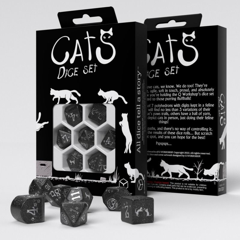 Набор кубиков CATS Modern Dice Set: Waffle #1