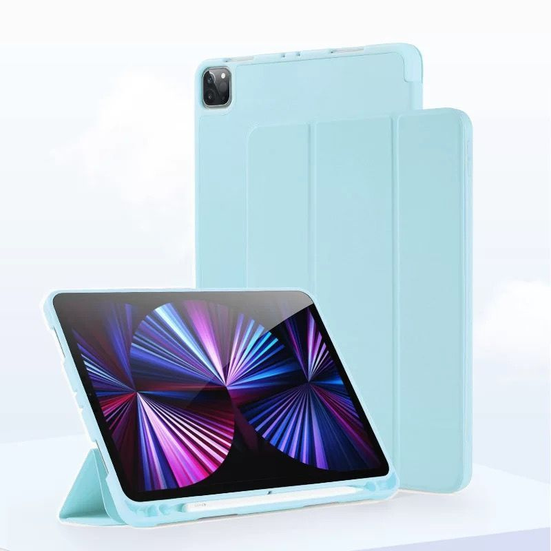 Чехол Protective Case для iPad Air 10.5 (2019) / iPad Pro 10.5 (2017) с отделением для стилуса, голубой #1