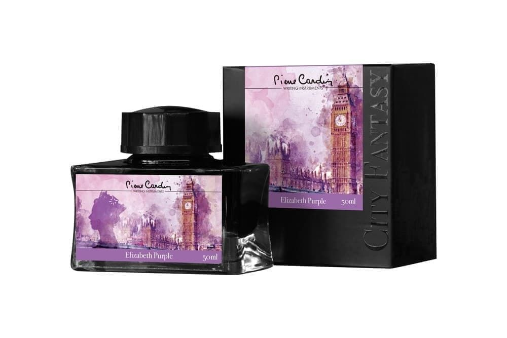 Флакон чернил Pierre Cardin 50мл, серия CITY FANTASY цвет Elizabeth Purple (Лиловый Элизабет)  #1