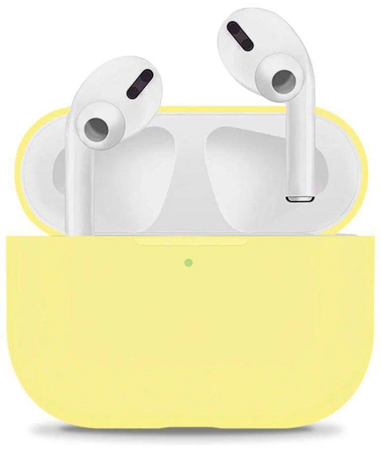 Силиконовый чехол ISA для Apple AirPods Pro Желтый #1