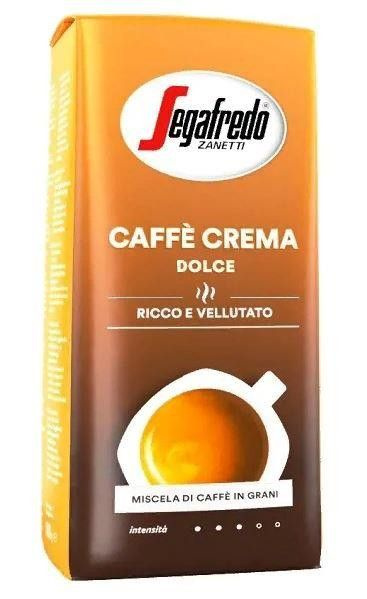 Segafredo Caffe Crema Dolce 1000г кофе в зернах #1