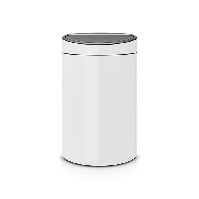 Бак мусорный Brabantia "Touch Bin New" белый 40л 114984 #1