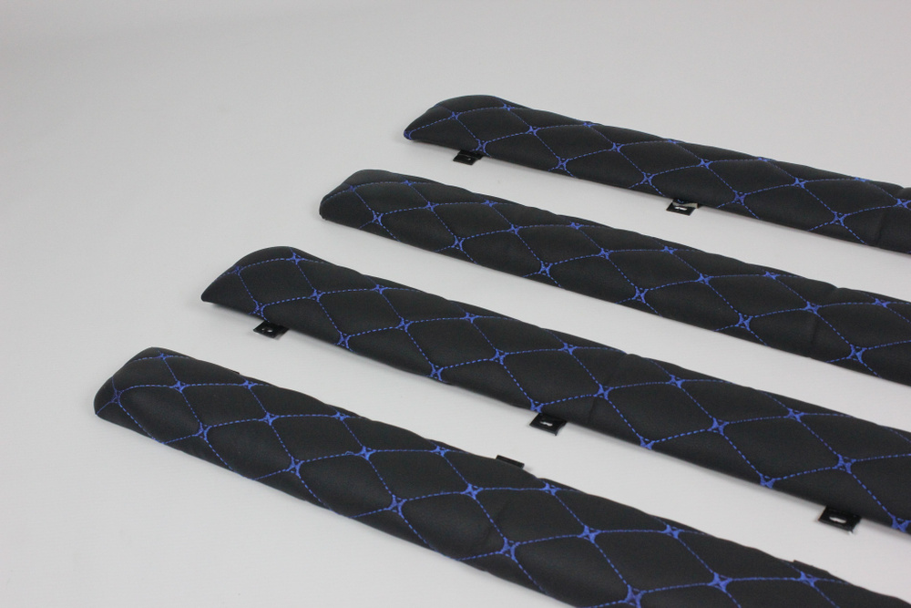 Декоративные Накладки (Батоны) обшивки двери ВАЗ 2101-2107 (Классика) (Синий Комплект)  #1