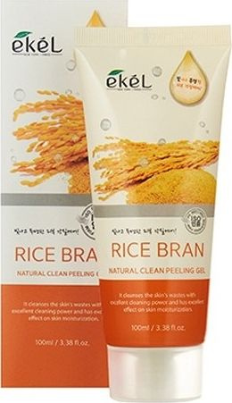 EKEL / Экель Natural Clean Peeling Gel Rice Bran Пилинг-скатка для лица антивозрастная с экстрактом коричневого #1