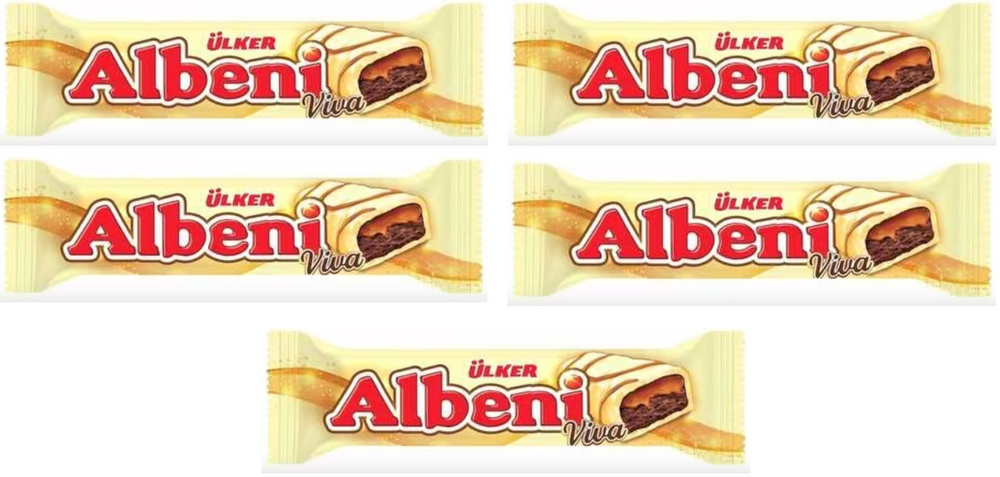Шоколадный батончик Ulker Albeni Viva, 5 уп по 36 г #1
