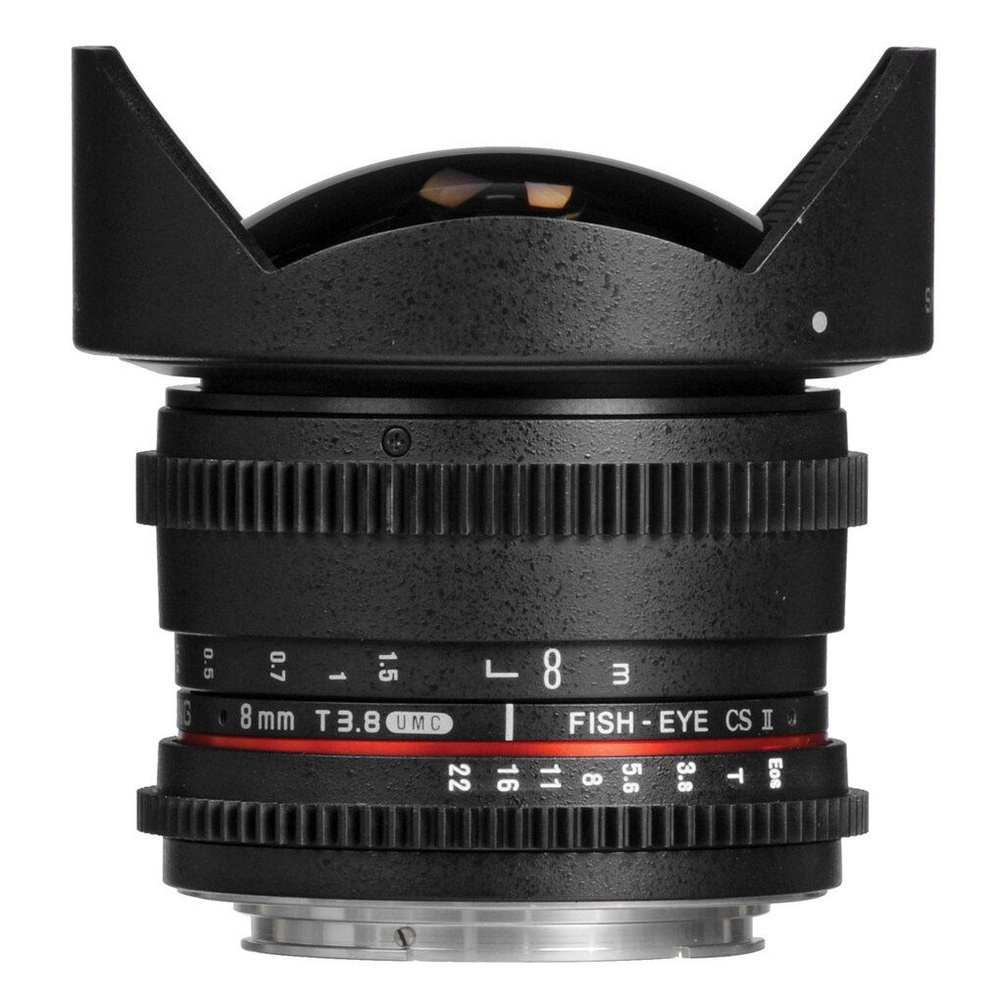 Samyang Optics Объектив Samyang 8mm T3.8 AS UMC CS Fish-eye VDSLR II Canon EF #1