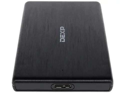 Внешний корпус 1 шт. бокс для жесткого диска 2.5" SATA HDD/SSD USB 3.0 DEXP 2189U3 черный, пластик, до #1