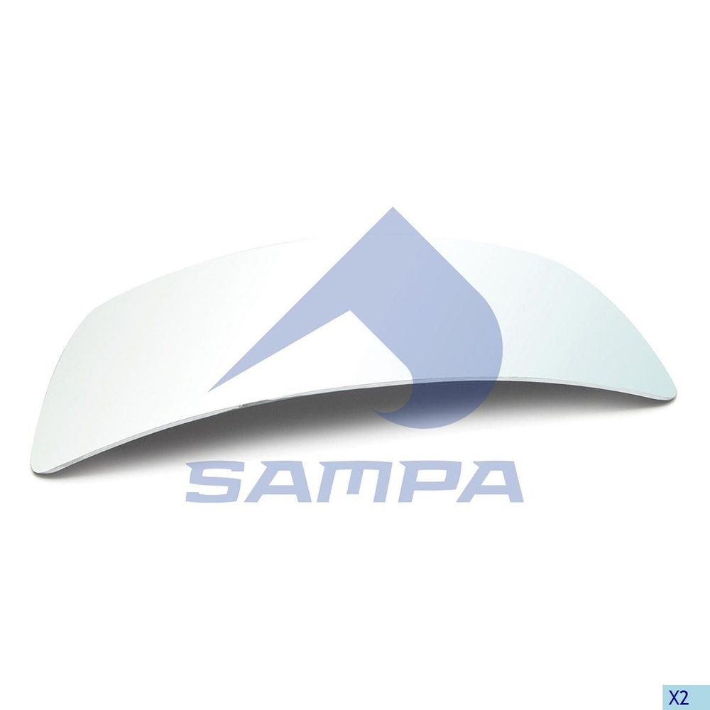 Элемент зеркальный КАМАЗ-5490 MERCEDES Axor зеркала бордюрного SAMPA  #1