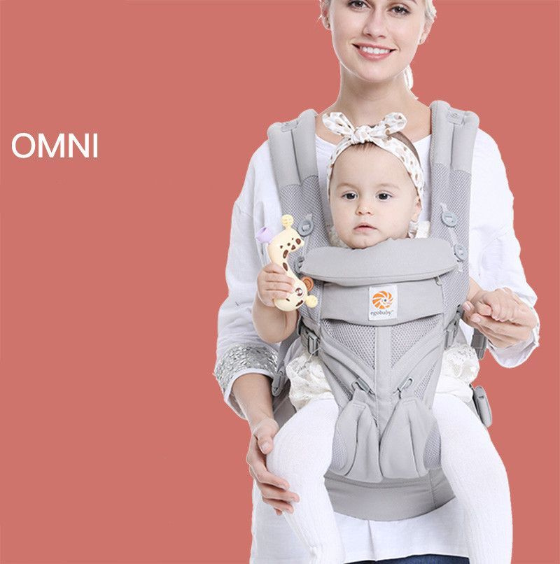 Детская переноска Ergobaby OMNI 360 Cool Air Mesh - для новорожденных от 0 лет / Hipsit Baby Carrier #1