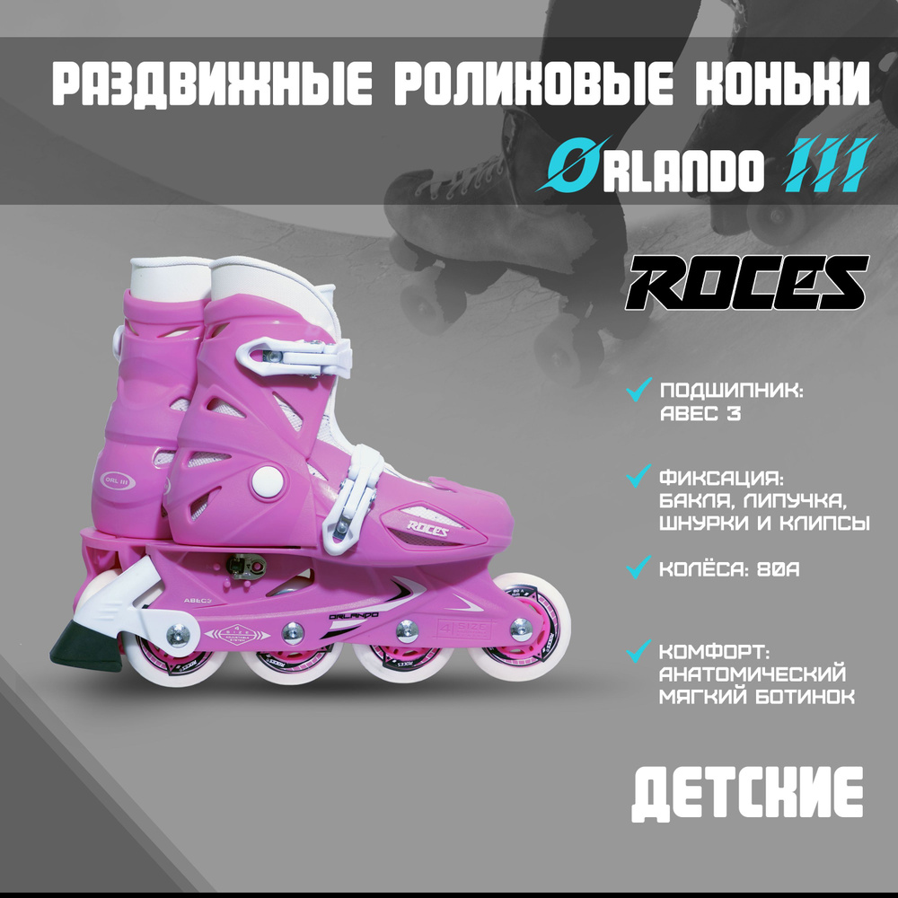 Коньки роликовые Roces #1