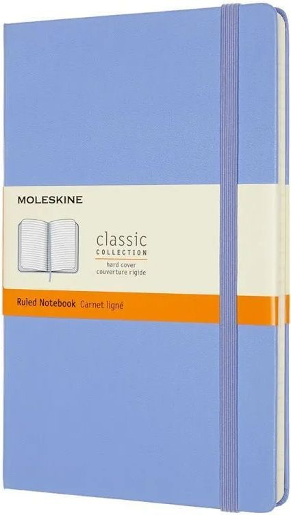 Блокнот Moleskine CLASSIC QP060B42 13х21см 240стр. в линейку, твердая обложка, голубая гортензия  #1