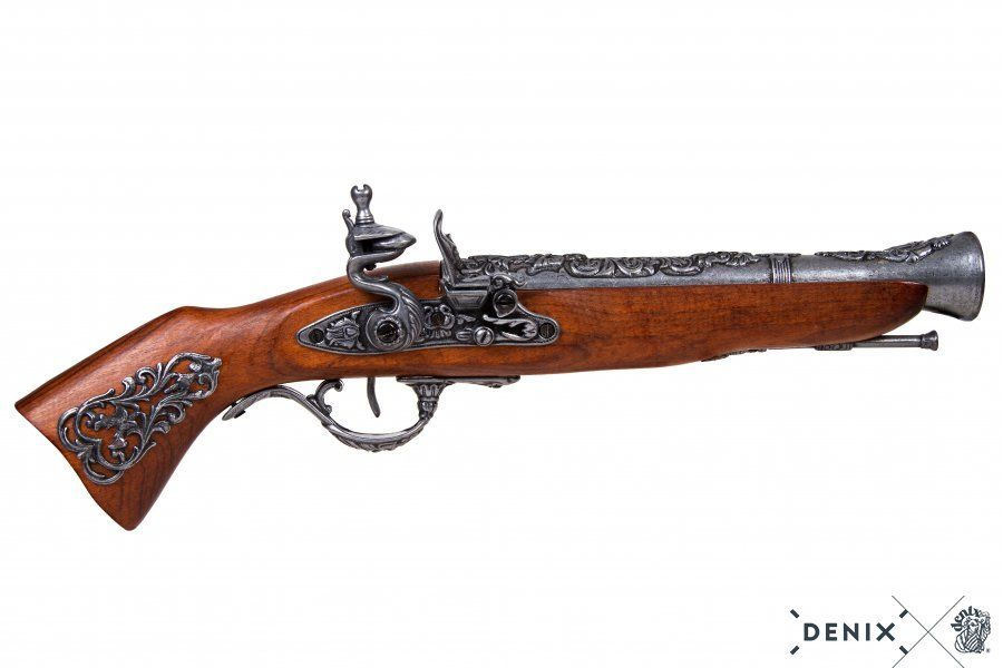 Пистоль австрийский, 18 век, хром #1