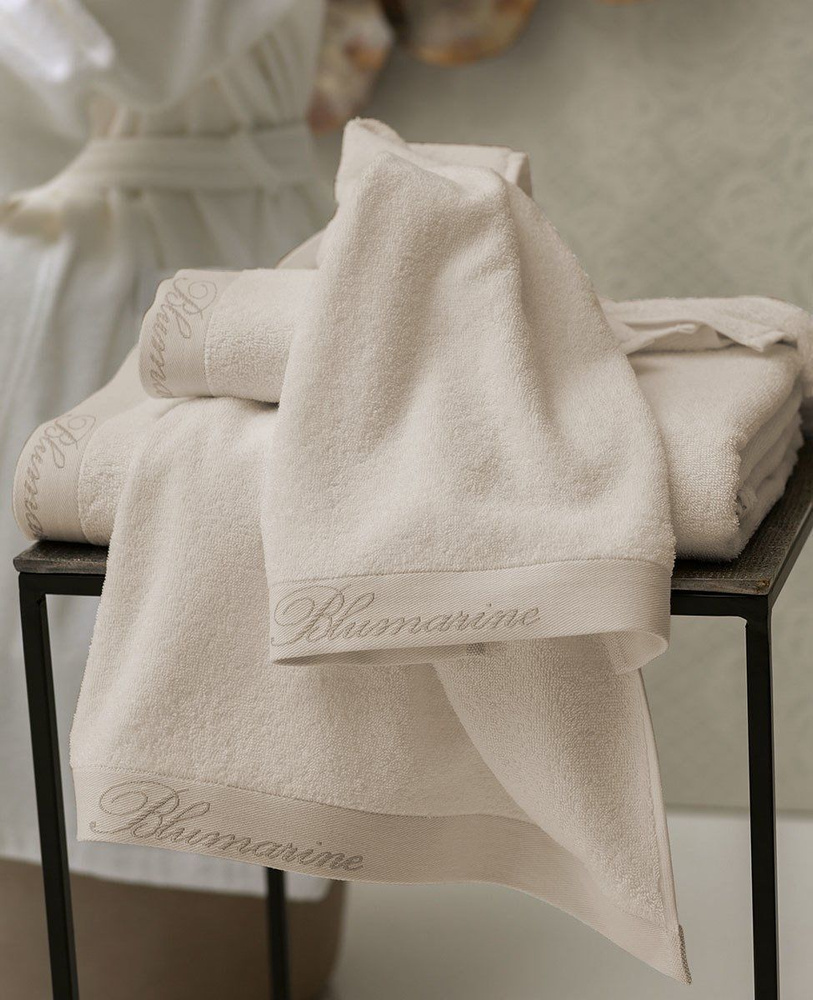 Blumarine Набор банных полотенец SPA, Хлопок, 60x110, 100x150, 40x60 см, бежевый, 5 шт.  #1