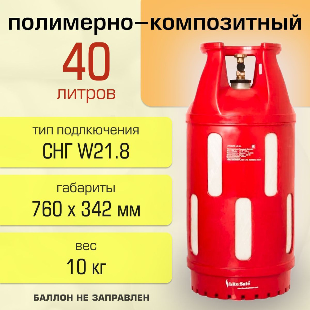 Баллон композитный LiteSafe LS 40L. ПУСТОЙ #1