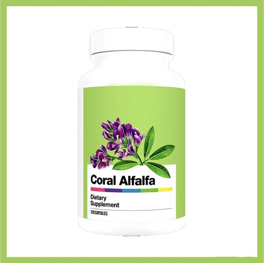 Биологически активная добавка к пище "Корал Люцерна" ("Coral Alfalfa") (капсулы массой 739 мг)  #1