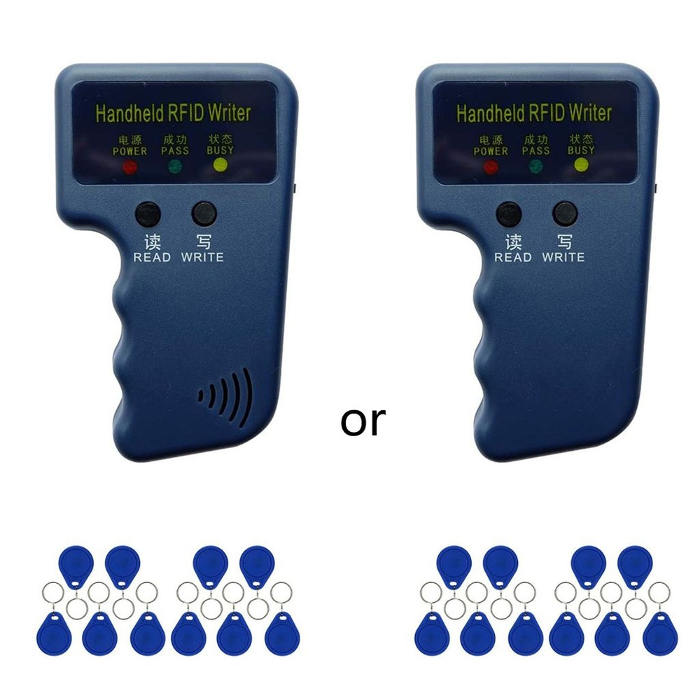 Копировщик RFID считывателя карт доступа, портативный считыватель-записыватель - 10 штук, 1 комплект #1
