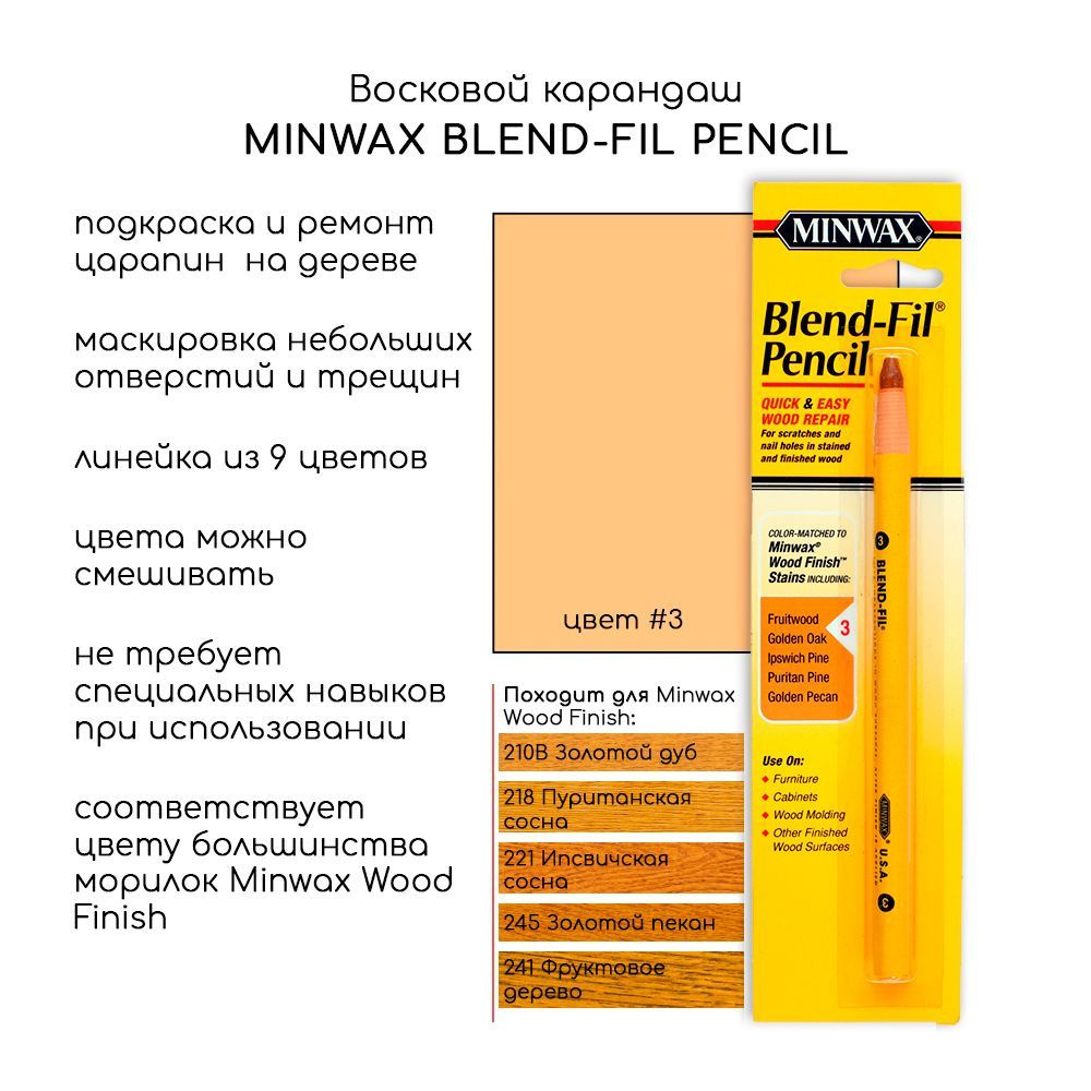 MINWAX Воск интерьерный, №3 #1