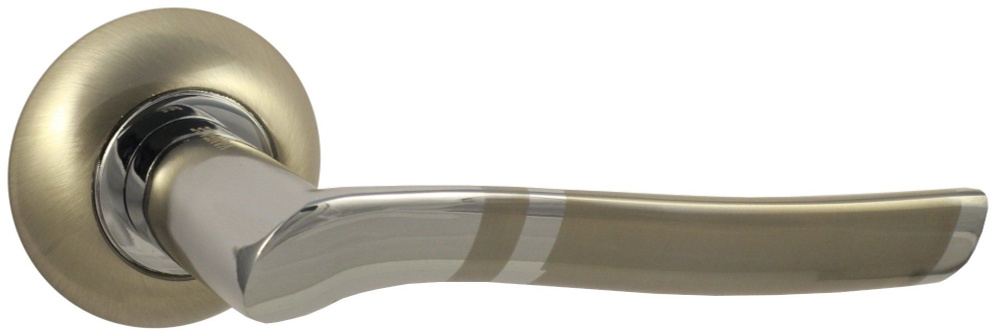 Дверная ручка усиленная тяжёлая Vantage V77D матовый никель (комплект)  #1