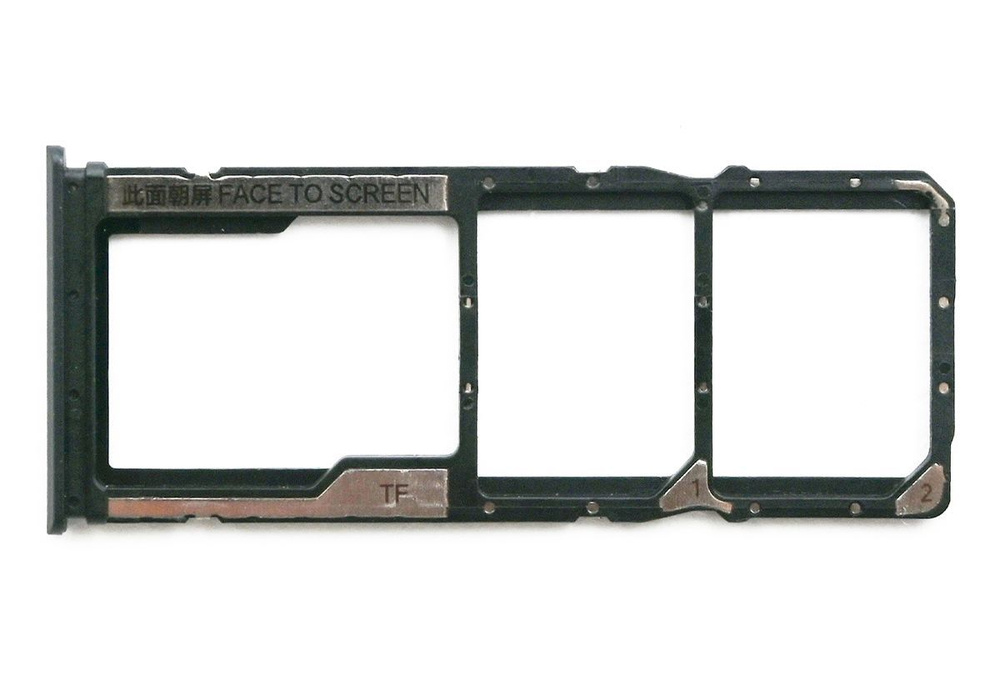Держатель SIM для Xiaomi Poco M3 (M2010J19CG) чёрный card holder адаптер переходник лоток слот для SIM-карты #1