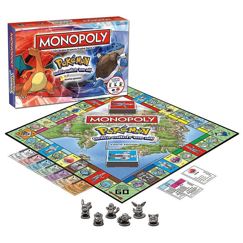 MONOPOLY Pokemon Board Game МОНОПОЛИЯ Покемон Настольная игра #1