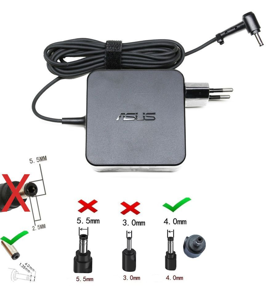 Блок питания Asus тонкий штекер VivoBook 16X M1603QA, D541N, X540 ...