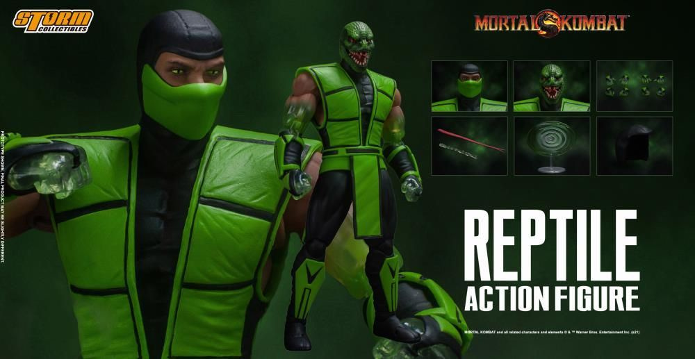 Mortal kombat hot sale reptile figure