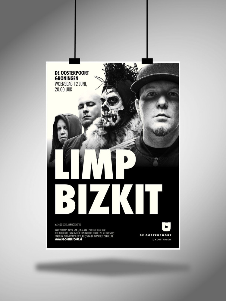 Постер плакат интерьерный на стену Limp Bizkit А3 #1