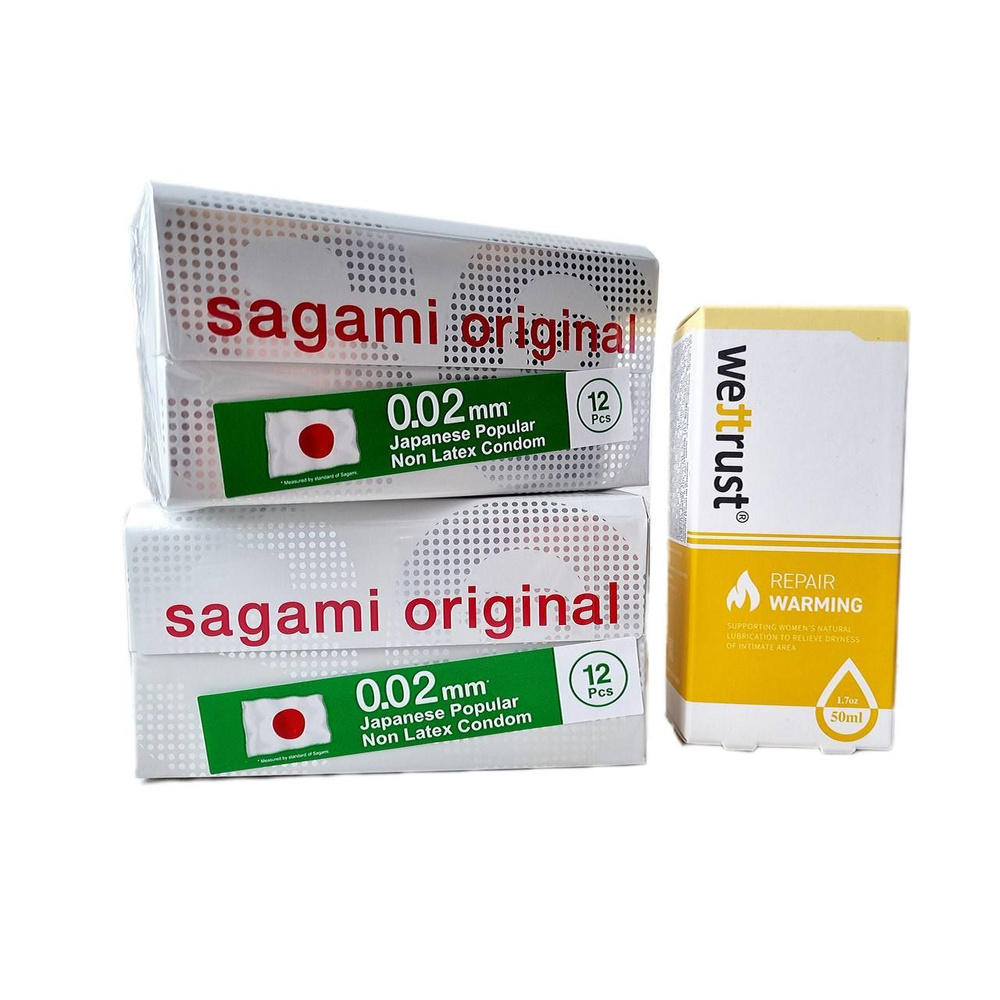 Sagami Original 0.02 - 24 шт. Набор полиуретановых презервативов + Лубрикант в подарок!  #1