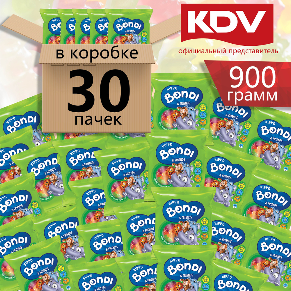 Мармелад жевательный с соком ягод и фруктов Бонди 30гр #1