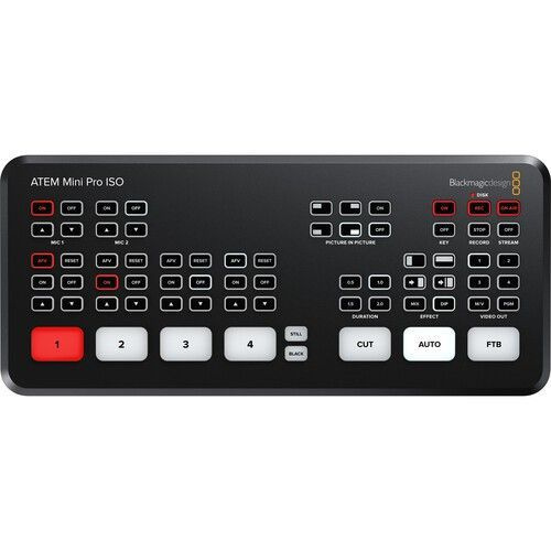 Видеомикшер Blackmagic Design ATEM Mini Pro ISO HDMI Live Stream Switcher #1