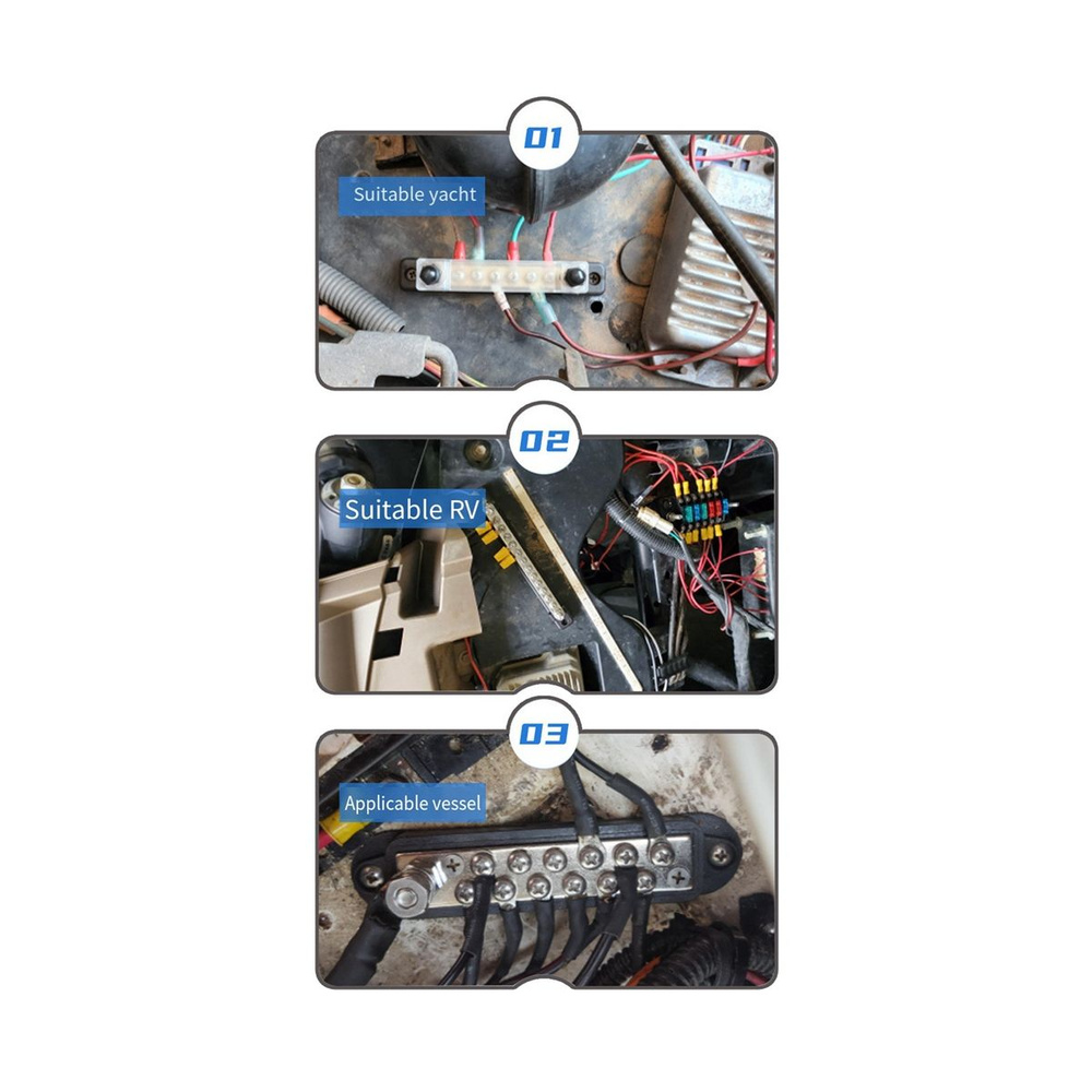 10 контактные винтовые клеммные колодки шина 150 А с клеммами - купить ...