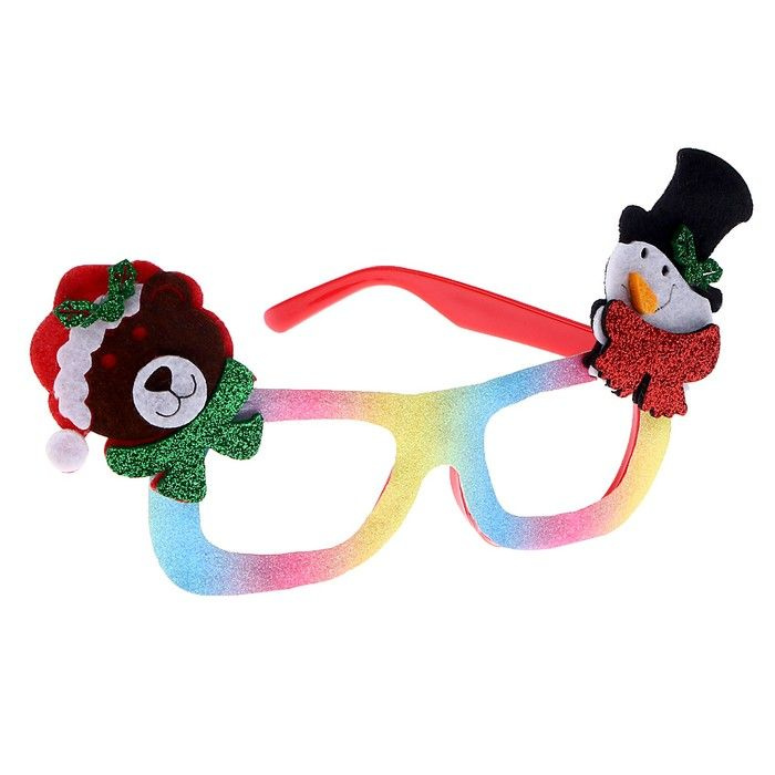 Карнавальные очки "Рождество" #1