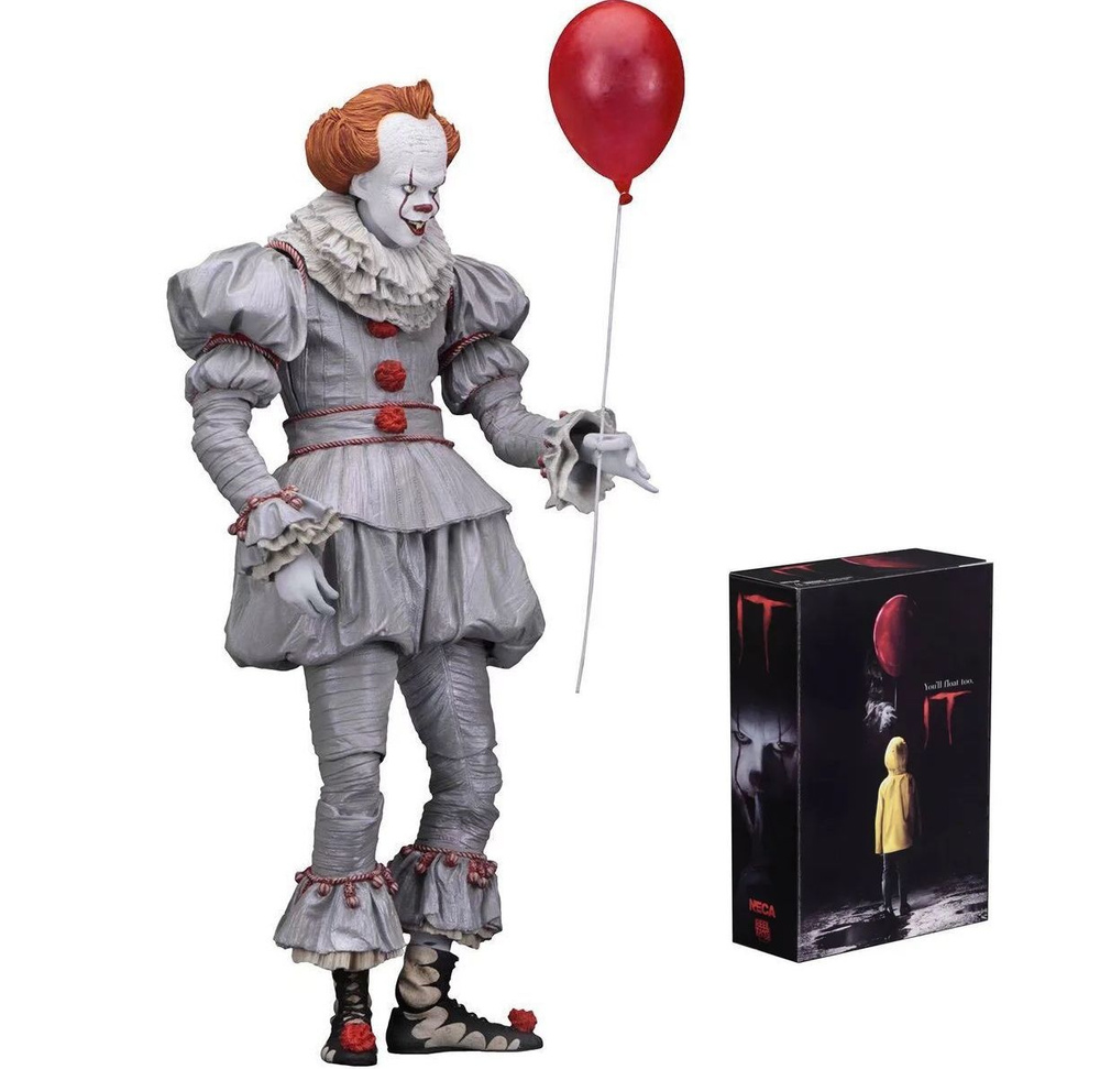 Фигурка Пеннивайз, Оно / Pennywise IT Ultimate Deluxe Edition (18cм, тех. упак)  #1