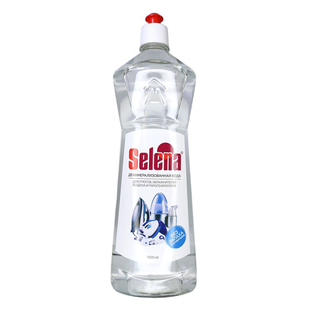 Вода для утюгов Selena деминерализованная без запаха без запаха 1 л (Артикул: 4100017936)  #1