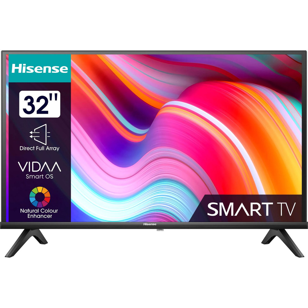 Hisense Телевизор 32A4K 32" 4K UHD, черный #1