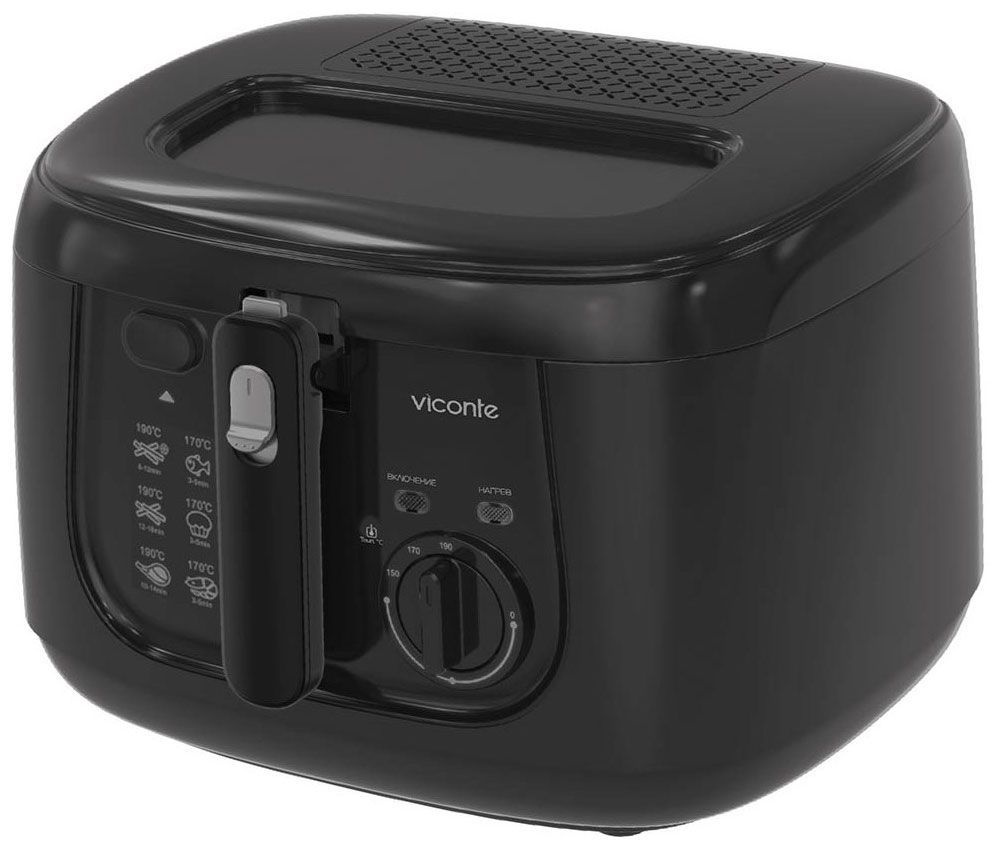 Фритюрница Viconte VC-610 черная #1