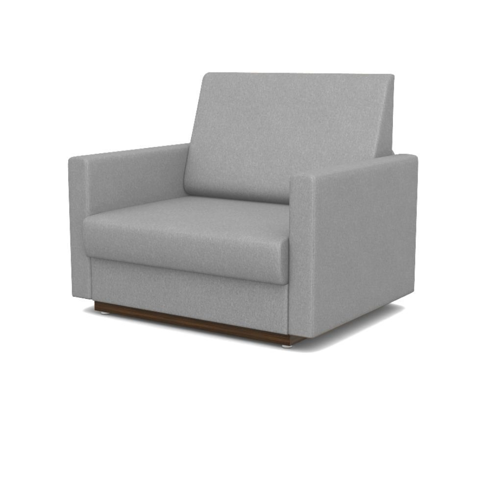 Кресло-кровать Стандарт + ФОКУС- мебельная фабрика 104х80х87 см пепельно-серый  #1