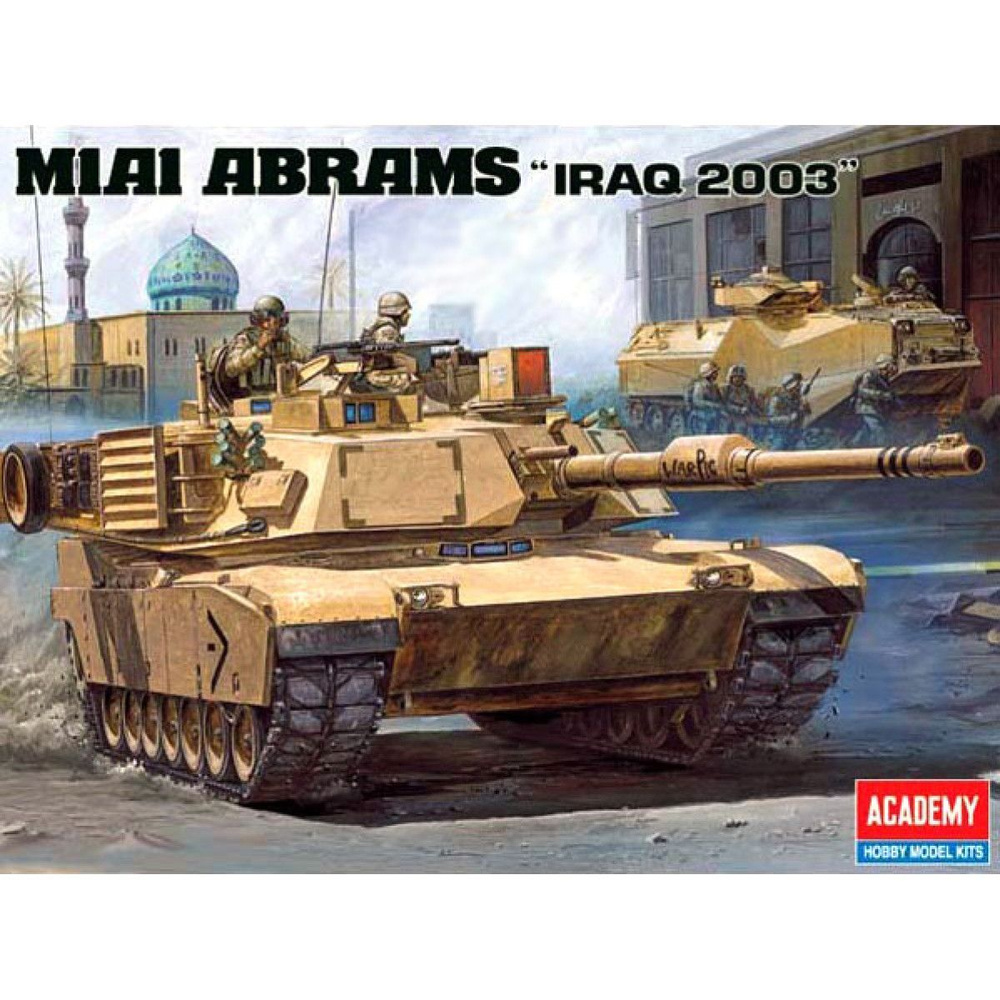 Academy сборная модель 13202 M1A1 Abrams Iraq 2003 1:35 #1