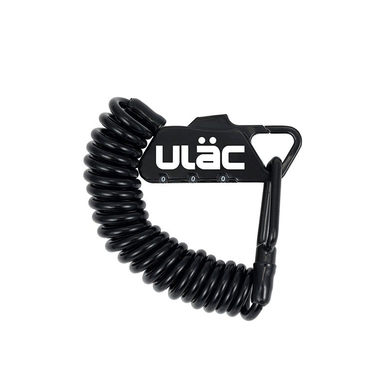 Велосипедный замок Ulac Piccadilly Carabiner Cable Combo Lock Black #1