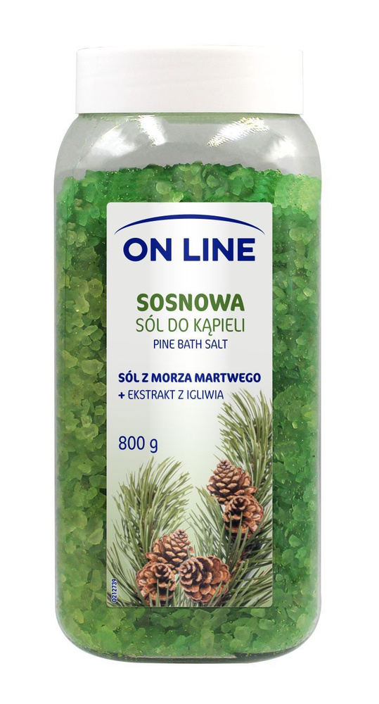 ON LINE Соль для ванн Сосновая с экстрактом Хвои, 800 г #1