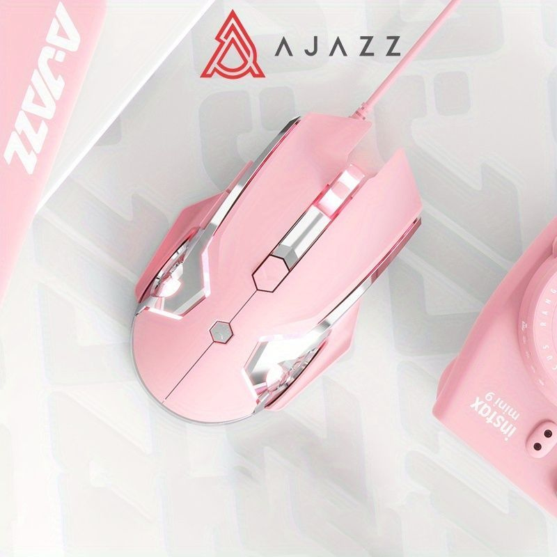 Мышь Ajazz AJ120 Проводная игровая, розовый - купить по выгодной цене в ...